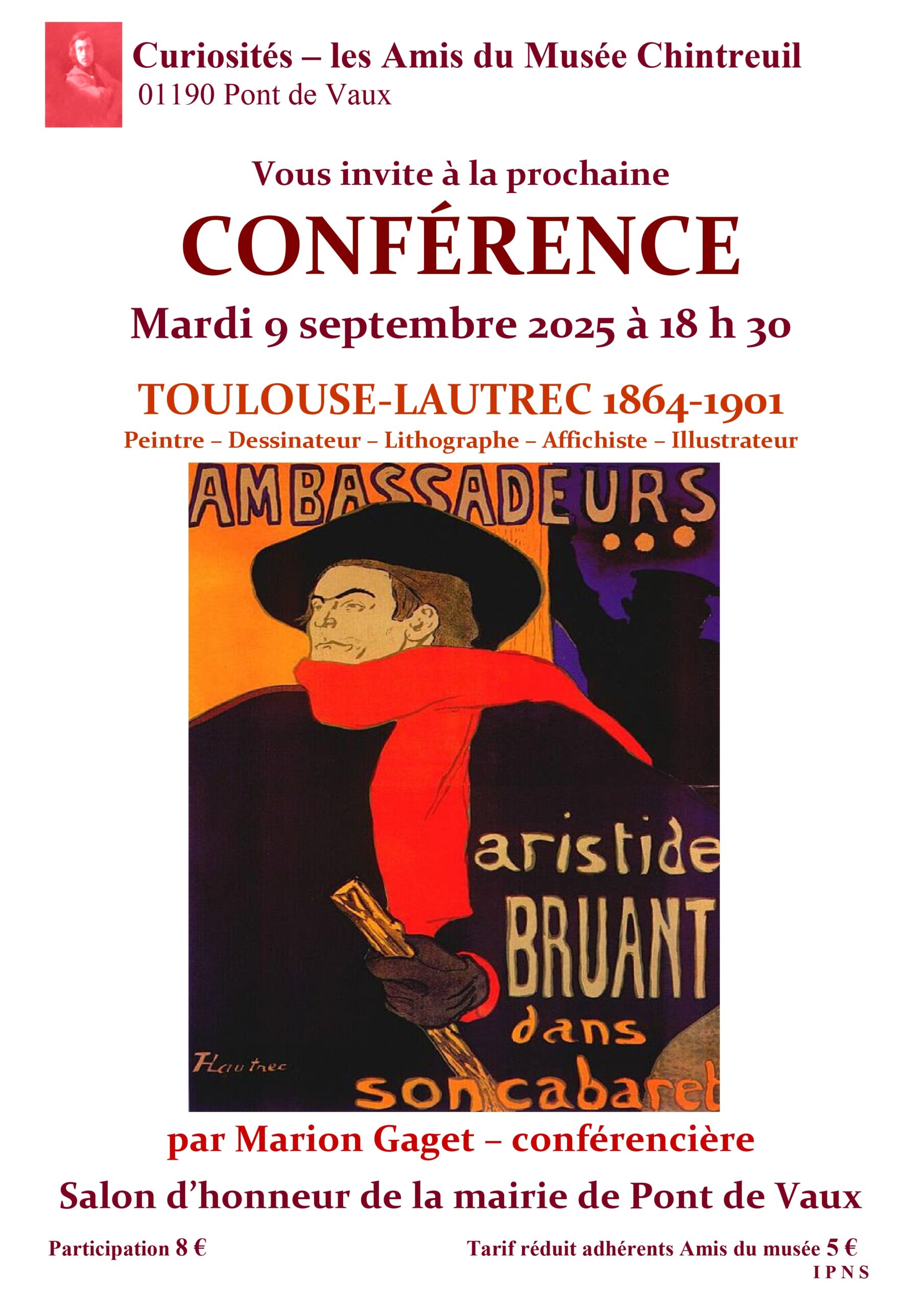 Conférence Toulouse-Lautrec